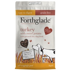 Forthglade Turkey Grain Free Cold Pressed Natural Dry Dog Food Forthglade Turkey Grain Free Cold Pressed Natural Dry Dog Food