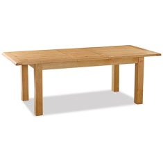 Ascot Compact 120/165cm Extending Dining Table - Oak