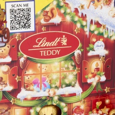 Lindt Teddy Augmented Reality Advent Calendar 250g