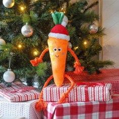 Zoon Santa Carrot Rope-Legs