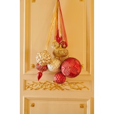 Decoris Shatterproof Bauble (Assorted) - Red/Gold