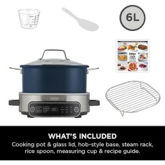 Ninja MC1101UK Foodi 8-in-1 PossibleCooker 6L - Midnight Blue