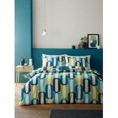 Fusion Orea Duvet Set - Blue