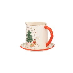 Cath Kidston Christmas Gravy Jug & Saucer Set 550ml