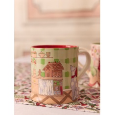 Cath Kidston Chistmas Mollie Mugs Set of 2