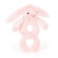 Jellycat Bashful Bunny Ring Rattle - Pink