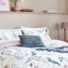 Helena Springfield Sophie Duvet Set - Denim Blue/Pink