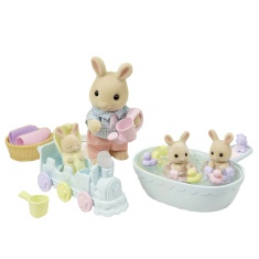 Sylvanian Families Triplets Baby Bathtime Set