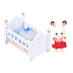 Sylvanian Families Chocolate Rabbit Baby Set