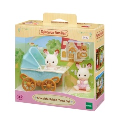 Sylvanian Families Chocolate Rabbit Twins Set Sylvanian Families Chocolate Rabbit Twins Set
