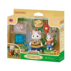 Sylvanian Families Exciting Exploration Set - Latte Cat Brother & Baby Sylvanian Families Exciting Exploration Set - Latte Cat Brother & Baby