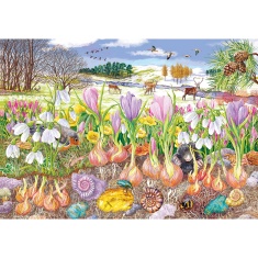 Gibsons Roots & Shoots 4 x 500 Piece Puzzle