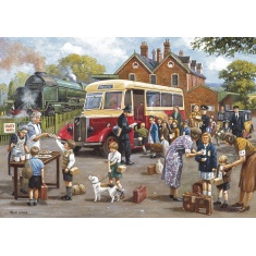 Gibsons The Evacuees 4 x 500 Piece Puzzle