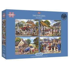 Gibsons The Evacuees 4 x 500 Piece Puzzle Gibsons The Evacuees 4 x 500 Piece Puzzle