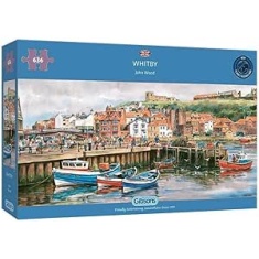 Gibsons Whitby Harbour 636 Piece Panoramic Puzzle Gibsons Whitby Harbour 636 Piece Panoramic Puzzle