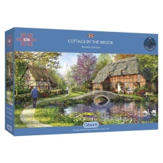 Gibsons Cottage by the Brook 636 Piece Panoramic Puzzle Gibsons Cottage by the Brook 636 Piece Panoramic Puzzle
