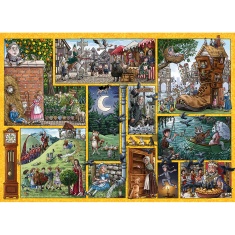 Gibsons Nursery Rhymes Through Time 1000 Piece Puzzle