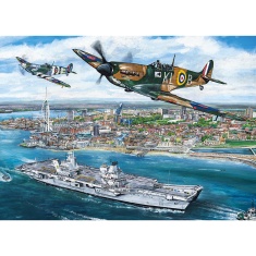 Gibsons Portsmouth Flypast 1000 Piece Puzzle