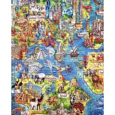 Gibsons Wonderful World 1000 Piece Puzzle Gibsons Wonderful World 1000 Piece Puzzle