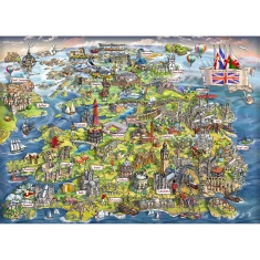 Gibsons Beautiful Britain 1000 Piece Puzzle