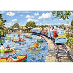 Gibsons The Boating Lake 1000 Piece Puzzle Gibsons The Boating Lake 1000 Piece Puzzle