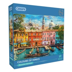 Gibsons Colours of Venice 1000 Piece Puzzle Gibsons Colours of Venice 1000 Piece Puzzle