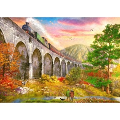 Gibsons Crossing Glenfinnan Viaduct 1000 Piece Puzzle