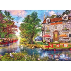 Gibsons Riverside Inn 1000 Piece Puzzle