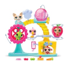 Bandai Littlest Pet Shop Fun Factory Playset