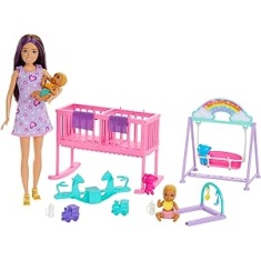 Barbie Skipper Twinning Nursery Playset Barbie Skipper Twinning Nursery Playset