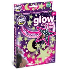 Brainstorm Glow Glitter Stars Brainstorm Glow Glitter Stars