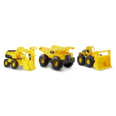 Caterpillar Mini Crew 3 Pack - Dump Truck, Wheel Loader & Excavator Caterpillar Mini Crew 3 Pack - Dump Truck, Wheel Loader & Excavator