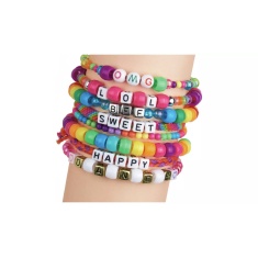 Cra-Z-Art Shimmer 'N Sparkle ABC Fashion Bead Bracelet Cra-Z-Art Shimmer 'N Sparkle ABC Fashion Bead Bracelet