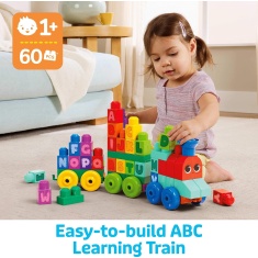 Mega Bloks 60 Piece ABC Learning Train Mega Bloks 60 Piece ABC Learning Train