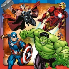 Ravensburger Avengers Assemble 3 x 49 Piece Puzzles Ravensburger Avengers Assemble 3 x 49 Piece Puzzles