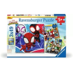 Ravensburger Spidey & His Amazing Friends 3 x 49 Piece Puzzles Ravensburger Spidey & His Amazing Friends 3 x 49 Piece Puzzles