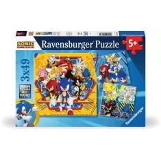Ravensburger Sonic The Hedgehog 3 x 49 Piece Puzzles Ravensburger Sonic The Hedgehog 3 x 49 Piece Puzzles