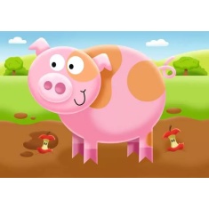 Ravensburger On the Farm My First Puzzles 2/3/4/5 Piece Ravensburger On the Farm My First Puzzles 2/3/4/5 Piece