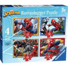 Ravensburger Spider-Man 4 in a Box Puzzle Ravensburger Spider-Man 4 in a Box Puzzle