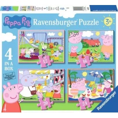 Ravensburger Peppa Pig 4 in a Box Puzzle Ravensburger Peppa Pig 4 in a Box Puzzle