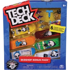 Tech Deck Sk8 Shop 6 Pack (Assorted Styles) Tech Deck Sk8 Shop 6 Pack (Assorted Styles)