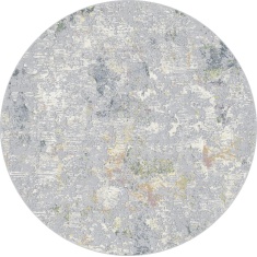 Mastercraft 52023/6424 Canyon Round Rug - Grey Mastercraft 52023/6424 Canyon Round Rug - Grey