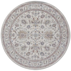 Mastercraft 057-0166/6484 Da Vinci Round Rug - Cream Mastercraft 057-0166/6484 Da Vinci Round Rug - Cream