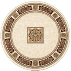 Mastercraft 057-0801/6414 Da Vinci Round Rug - Cream/Red Mastercraft 057-0801/6414 Da Vinci Round Rug - Cream/Red