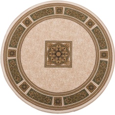 Mastercraft 057-0801/6444 Da Vinci Round Rug - Beige/Green Mastercraft 057-0801/6444 Da Vinci Round Rug - Beige/Green