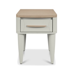 Delta Scandi Oak & Soft Grey 1 Drawer Nightstand