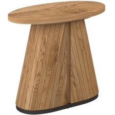 Kingston Rustic Oak Oval Lamp Table Kingston Rustic Oak Oval Lamp Table