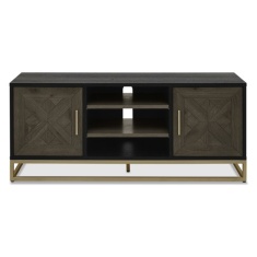 Vancouver Fumed Oak Entertainment Unit With Door Vancouver Fumed Oak Entertainment Unit With Door