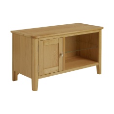 Hardwick Oak Small Media Stand