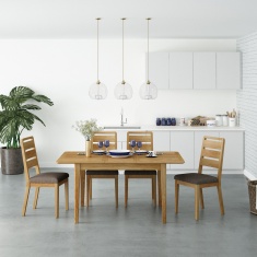 Hardwick Oak Compact Extending Dining Table Hardwick Oak Compact Extending Dining Table